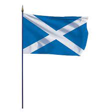 Soyez fier de vous procurer un drapeau écosse pour représenter votre belle nation ! Drapeau Ecosse Ecossais Monte Sur Une Hampe En Bois Doublet