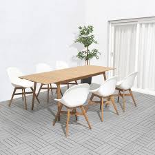 Discover dining tables online to manage your small area with large seating. Hattholmen Fanbyn Table 4 Chairs Outdoor Eucalyptus Light Oak White Ikea