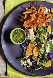 Pin By Juanita Pols On Resep Yummy Salad Recipes Delicious Salads Sweet Potato Chips