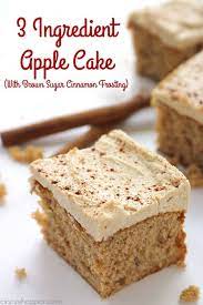 3 Ingredient Apple Cake Recipe Apple Cake Recipes 3 Ingredient Cakes Desserts