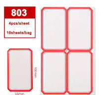 40pcs Self Adhesive Large Label with Blank Self-adhesive Sticky Note  Stickers Name Handwritten Large Rectangular Moving Label - AliExpress