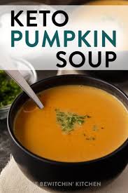Keto Pumpkin Soup The Bewitchin Kitchen Recipe Pumpkin Soup Soup Recipes Food