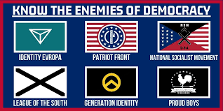 We live in america, which is a democratic country the u.s. Know The Enemies Of Democracy Be Able To Recognize The Banners And Symbols Flown By Fascists Ironfrontusa