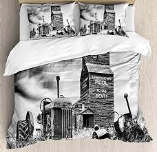industrial luxury soft brushed microfiber bedding duvet cover set with zipper closure old 60s abandoned t duvet cover sets duvet covers decorative duvet cover