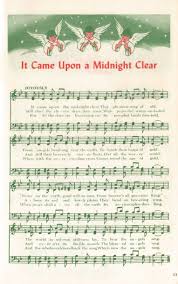 It Came Upon A Midnight Clear Christmas Carols Lyrics Christmas Songs Lyrics Hymn Sheet Music