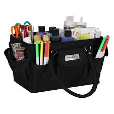 Everything Mary Deluxe Store Tote Organizer Black Walmart Com