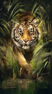 Tiger Painting Art Hd Animals Wallpapers Photos And Pictures Id 44969 44969 Animalwallpaper Animals Art Tiger Painting Tiger Pictures Tiger Artwork