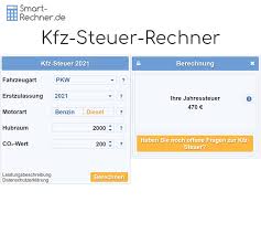 Die kfz steuer heute abgebucht wurde, ich aber am gleichen tag mein auto abmelde? Kfz Steuer Rechner 2021 Ihre Kosten Einfach Berechnen