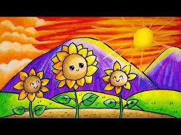 Tak heran jika banyak anak yang mudah akrab jika bermain dengan kelinci karena tidak membahayakan. How To Draw Easy Mountain Scenery Drawing Sunflower Step By Step With Oil Pastel Easy For Beginner Youtube Cara Menggambar Pelajaran Seni Gambar Simpel