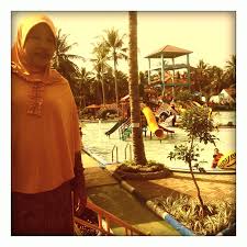 Taman rekreasi keluarga, tempat yang sangat nyaman untuk bersantai. Waterboom Wahana Surya Bengkulu Milda Ini
