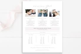 All the flyer templates in this article are fully layered and well organized. Wedding Photographer Price List Template Photoshop Templates For Photographers By Stephanie Design
