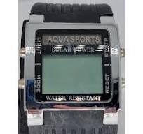 Men's Aquastar Digital Solar Power Chronograph Sports Watch For Parts/Repair