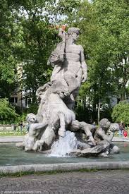 Neptunbrunnen At The Alter Botanischer Garten Fountains Garden Sculpture Sculpture