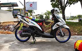 Modif mio j thai look wave, modif mio j thai looktoong, modif mio j thai looktung, modif mio j thai mio j thailook style modifikasi motor kawasaki honda yamaha via alithieslarymnas.blogspot.com. Mio Gt Modif Standar Cute766