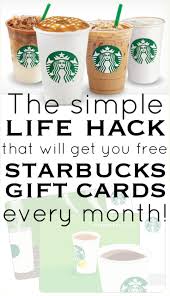 Check spelling or type a new query. My Favorite Starbucks Life Hack To Get Free Gift Cards Free Starbucks Gift Card Starbucks Gift Card Shopping Hacks