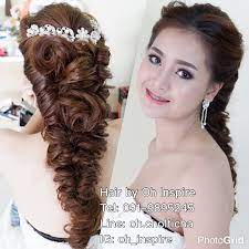 ทรงผมเจ าสาวพวงอง น make up by pui hair by oh line oh cholticha mobile 0919895245 ig oh inspire oh inspire ช างแต งหน ทรงผม ทรงผมเจ าสาว เจ าสาว