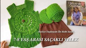 7 Yas Orgu Yelek Modelleri Bebekler Icin Orgu Orgu Tig Isleri