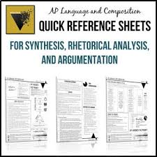 Ap English Language And Composition Essay Quick Reference Sheets In 2020 Ap Language And Composition Ap Language Ap English Language