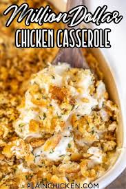 Million Dollar Chicken Casserole In 2020 Easy Casserole Recipes Easy Chicken Recipes Chicken Recipes Casserole