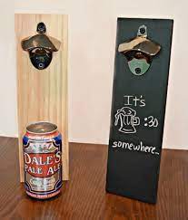 Learn how to make a fun wall mounted bottle opener with a geometric metal basket to catch all the bottle caps. 17 Homemade Bottle Opener Plans You Can Diy Easily