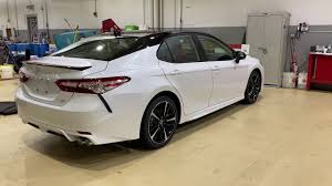 2020 toyota camry xse specs. 2020 Toyota Camry Xse 2 Tone Blizzard Pearl And Black With Red Leather Interior Youtube
