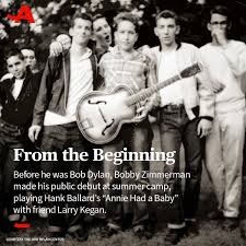 Before he was Bob Dylan, Bobby Zimmerman spent four summers at camp in Wisconsin. Fellow camper Louie Kemp (to his left), later produced one of the singer's tours. Get an exclusive look