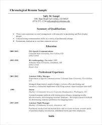 Writing a resume chronologically can help employers quickly understand why. 10 Chronological Resume Templates Pdf Doc Free Premium Templates