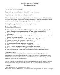 A hiring manager's voice is powerful in staff selection, as well as in facilitating interviews and helping the new hire integrate into their new role. Telecharger Gratuit Bar Restaurant Manager Job Description