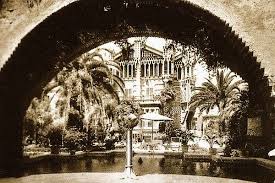 Casa Vicens Album View Of The House From The Garden Casa Vicens Old Photo Gaudi Antoni Gaudi Antoni Gaudi I Cornet