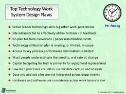 How Effective Is Your Technology Work System In The 21st Century