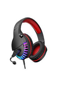 Gaming Headset Over Ear Wired Headphones With Led Light Noise Cancelling Microphone Gaming Headset Headset Wired Headphones