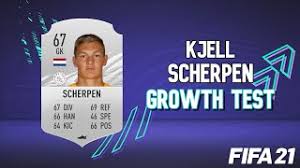 Player stats of kjell scherpen (ajax amsterdam) goals assists matches played all performance data Kjell Scherpen Growth Test Fifa 21 Career Mode Youtube