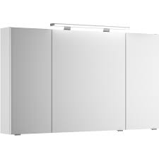 Exklusiver bad spiegelschrank yoanna in dunklem eiche dekor mit zwei türen & viel stauraum led beleuchtung inklusive 120 cm breit gratis lieferung. Pelipal Spiegelschrank 120 Cm Fokus 4010 Weiss Hochglanz Kaufen Bei Obi