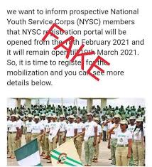 Download jamb cbt software now for free! Nysc Hq Nigeria On Twitter All Prospective Corps Members Awaiting Mobilisation For 2021 Batch A Service Year Should Note That This Message Is Not From The Nysc The 2021 Batch A Mobilisation