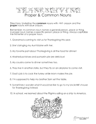 Check spelling or type a new query. Thanksgiving Common Vs Proper Nouns Worksheet Squarehead Teachers