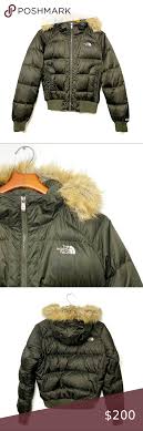 The North Face 550 Puffer Coat Fur Trim Hood Sz M Puffer Coat North Face Puffer Jacket North Face Puffy Jacket
