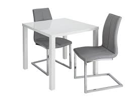 White gloss dining table and chairs argos. Argos Home Lyssa Gloss Dining Table 2 Milo Chairs Grey 9297450 Argos Price Tracker Pricehistory Co Uk
