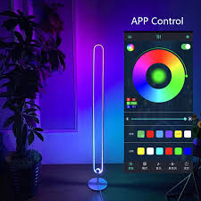 Modern minimalist led corner floor lamp. Post Modern Minimalist Line Floor Lamps Bedroom Living Room Corner Atmosphere Standing Lamps Led Black Iron Art Lighting Fixture Buy At The Price Of 70 62 In Aliexpress Com Imall Com
