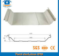 Trapezoidal Standing Seam Corrugated Steel Panels