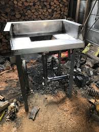 They're great for beginners because you don't have to have a grand budget to make one. Here S My Homemade Forge I Think I M Going To Bend Down That Left Side For A Bigger Coal Table Blacksmith