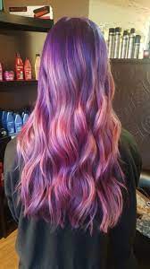 Purple And Pink Color Melt Hair Done With Pravana Vivids Fixthemesswiththehess Purple Color Melt Hair Color Melting Hair Hair Melt