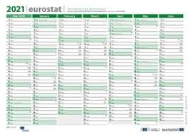 Edit and print your own calendars for 2021 using our collection of 2021 calendar templates for excel. Eurostat Calendar 2021 A4 Format Products Catalogues Eurostat