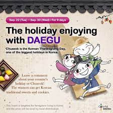 Start saving those egg cartons! Colorfuldaegu Chuseok Is The Korean Thanksgiving Day One Of The Biggest Holidays In Korea Family Members Come Together To Share Food And Have A Great Time If You Are Living In