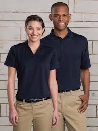Ladies Cafe Moisture Management Snag Resistant Polo Shirt Sharperuniforms Com Polo Shirt Hotel Uniform Cafe Uniform