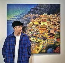 Why you should order cute kim namjoon paint by number kits: Pin By Felicia On Bts Painting Art Namjoon