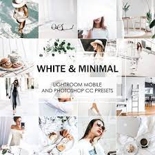 Lightroom Presets 16 Presets White Minimal Bright Airy Presets Light Presets Mobile Desktop Photo Filter Instagram Blogger Presets Lightroom White Instagram Theme Lightroom Presets Tutorial