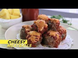 Rasa nak makan bebola daging lembu, kepak ayam dan karipap? Resipi Cheesy Meatballs Youtube