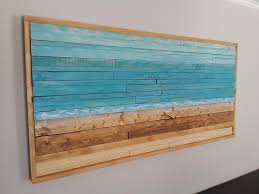 Beach Wood Wall Art Reclaimed Wood Wall Art Wood Wall Art Etsy Reclaimed Wood Wall Art Wood Wall Art Diy Beach House Wall Art