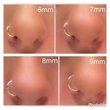 Tiny Fake Nose Ring Hoop Piercing Fake Nose Rings Nose Piercing Hoop Nose Rings Hoop