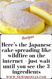 Here S The Japanese Cake Spreading Like Wildfire On The Internet Just Wait Until You See Japanese Cheesecake Recipes Japanese Cake Egg White Recipes Dessert